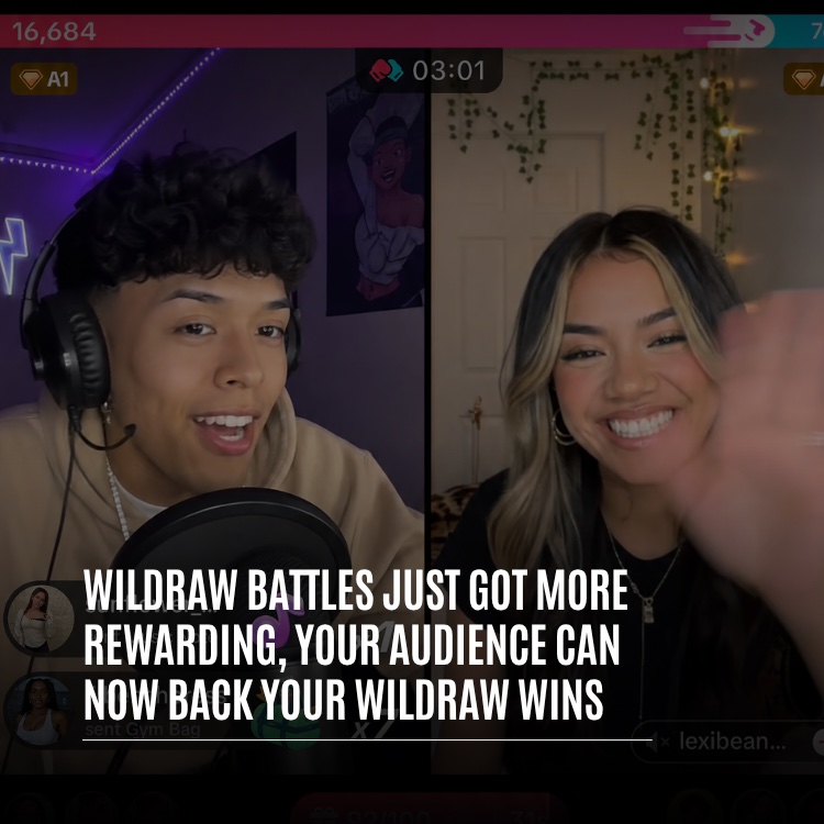 WildDraw Audience Backing: How Reactions and Gems Now Decide Who Wins